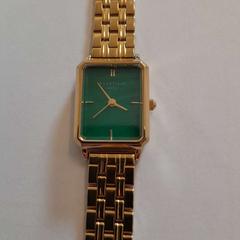 Watch Goudkleurige ketting, groene wijzerplaat, as reported by H’ART Museum using iLost