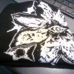 Beanie witte print, como reportado por SnowWorld Landgraaf utilizando o iLost