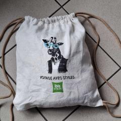 Bolsa en toile beige, segundo informou ilévia usando iLost