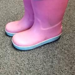 Roze kinderlaarsjes, segundo informou Burgers' Zoo usando iLost