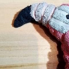 Knuffel Flamingo doek, zoals gemeld door Beekse Bergen Resorts en Hotel met iLost