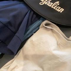 Bag & Clothes Blue, white, as reported by MEININGER Hotel Leipzig Hauptbahnhof using iLost