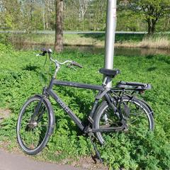 Zwart/ grijze Sparta herenfiets, som rapportert til iLost