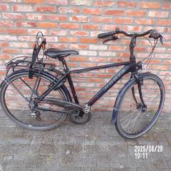 Bicicleta Norta, heren, zwart, blauw, rood, ha sido reportado por Fietsdepot Leopoldsburg con iLost