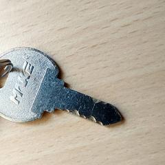 İLost kullanarak Centraal magazijn tarafından bildirildiği gibi Anahtarlar