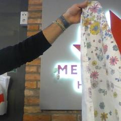 Vestido Spültuch, como reportado por MEININGER Hotel Hamburg City Center utilizando o iLost