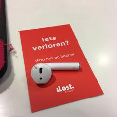Air pod rechts, as reported by RAI Amsterdam using iLost