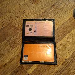 Zwarte heren portemonnee an iLost gemeldet