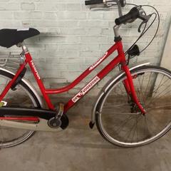 Bicikli Thompson, amint azt Fietsdepot Hasselt az iLost segítségével jelentette.