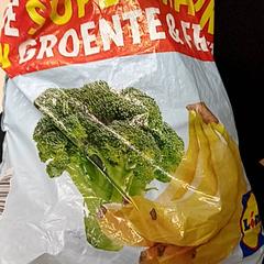 Bolsa de plástico Lidl, segundo informou Qbuzz GD Groningen Peizerweg usando iLost