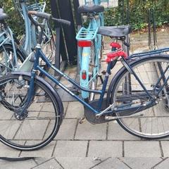 Fietsje Batavus groen blauw, amint azt Gemeente Barneveld az iLost segítségével jelentette.