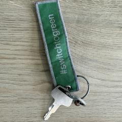 Sleutel met groene label, gerapporteerd met iLost
