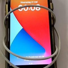 Mobiele telefoon Zwart  Apple, zoals gemeld door Vrije Universiteit Amsterdam met iLost