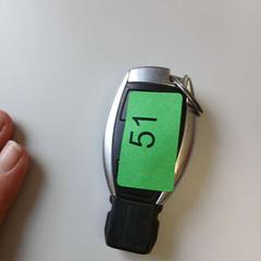 Car key, as reported by Rock Werchter using iLost
