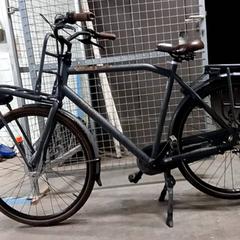 Kolo Gazelle Mat grijs/ gouden plaatje en letters, jak nahlášeno Fietsdepot Hasselt pomocí iLost