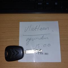 Autosleutel Zwart zilver, zoals gemeld door Gemeente Gooise Meren met iLost