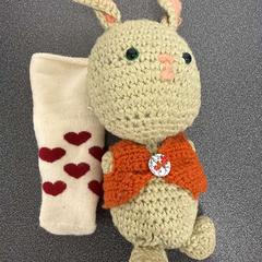 Knuffel en sokje konijn hartjes baby sok, ako bolo nahlásené VITAZ campus Sint-Niklaas pomocou iLost