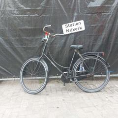 الدراجة Wheeler Zwart، كما تم الإبلاغ عنه بواسطة Gemeente Nijkerk عبر iLost