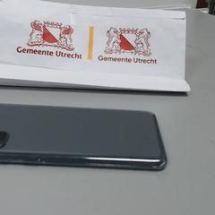 Mobilní telefon grijs Samsung, jak nahlášeno Gemeente Utrecht pomocí iLost