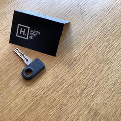 Bizikletaren giltza Zwart, gisa salatu by Stad Hasselt iLost erabiliz