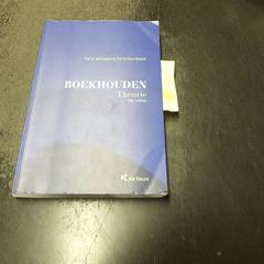 Boek Boekhouden theorie, zoals gemeld door Vrije Universiteit Brussel (VUB) met iLost