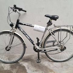 دراجة رجالية Venturelli blauw-zilver، كما تم الإبلاغ عنه بواسطة Fietsdepot عبر iLost