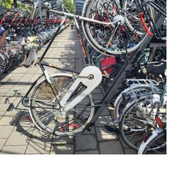 Bicicletta Benito zwart grijs heren, come riportato da Gemeente Barneveld utilizzando iLost