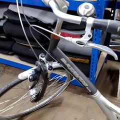 Fiets Batavus Grijs en zwart, zoals gemeld door Arriva Friesland / Groningen met iLost