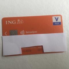 Een betaalkaart van Ing, ako bolo nahlásené iLost
