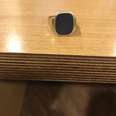 zegelring, steen: antraciet, gerapporteerd met iLost