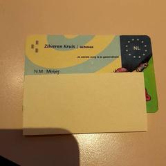 Zilveren kruis pasje, som rapportert av Faculteit Geesteswetenschappen ved bruk av iLost