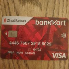Bankkart Ziraat Bankasi an iLost gemeldet
