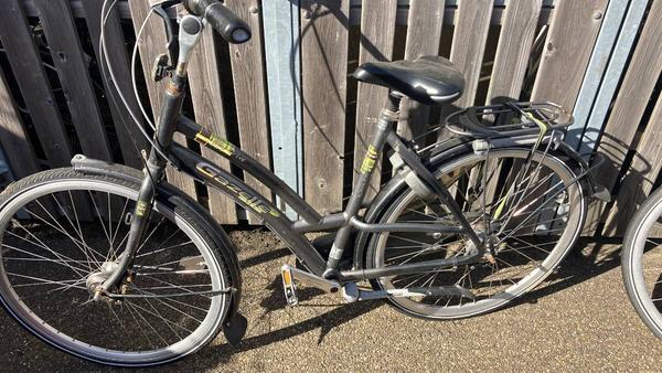 Bike gazelle donkergrijs/bruin