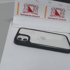 Mobile phone wit iPhone, as reported by Gemeente Utrecht using iLost