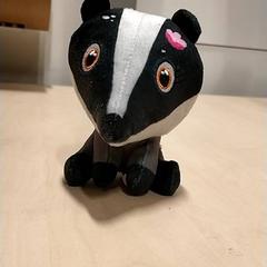 Knuffel Stinkdiertje, roze bloem, gemeldet von IKEA Zwolle über iLost