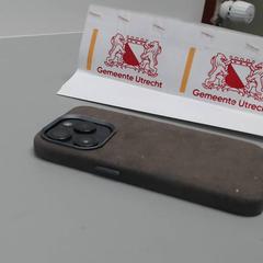 Mobilní telefon zwart iPhone, jak nahlášeno Gemeente Utrecht pomocí iLost