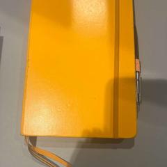 Notizbuch Orange-yellow with pencil, gemeldet von TU/e - Receptie Neuron über iLost