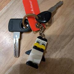 Fietssleutels met Lego pinguïn, segundo informou a iLost