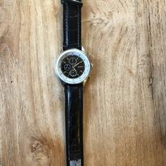 Horloge zwart leren bandje quarts, iLost'a bildirildiği gibi