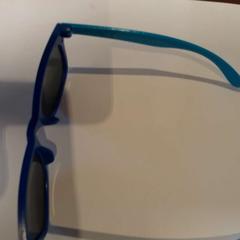 Lunette de soleil bleue, como reportado por TCL utilizando o iLost