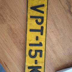 Kentekenplaat, jak bylo nahlášeno na iLost