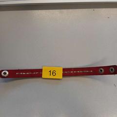 Xoias armband rood met metaal, segundo informou Rock Werchter usando iLost