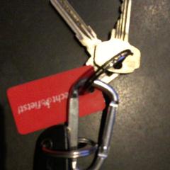 Chaveiro, segundo informou TivoliVredenburg usando iLost