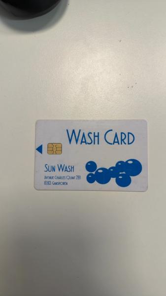 Wash card