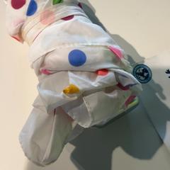 Umbrella White with polka dots, as reported by Cincinnati Tennis LLC using iLost