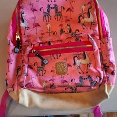 Tas Roze pick & pack rugzak met diertjes, zoals gemeld door Familiepark Drievliet met iLost