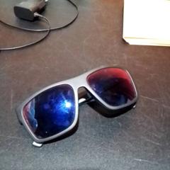 Des lunettes de soleil Zwart, a été signalé par Apenheul utilisant iLost