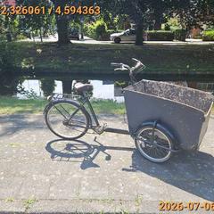 Bicykel Sparta Zwart zilver, ako bolo nahlásené Gemeente Bloemendaal pomocou iLost