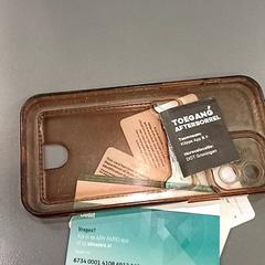 Phone case Bruin, doorzichtig, as reported by Qbuzz GD Groningen HS using iLost