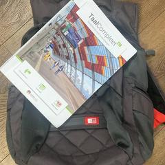 Hátizsák Grijs Mubarek, amint azt Connexxion Zeeland az iLost segítségével jelentette.